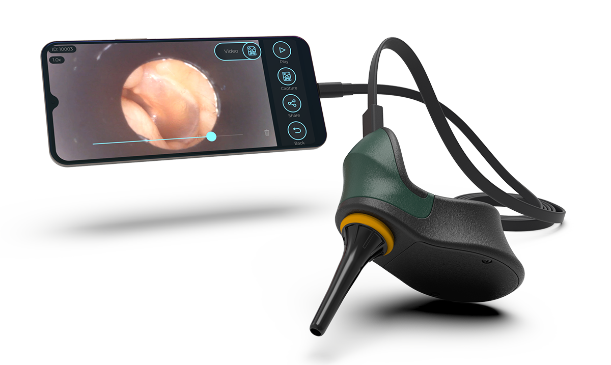 EarPenguin VET with phone